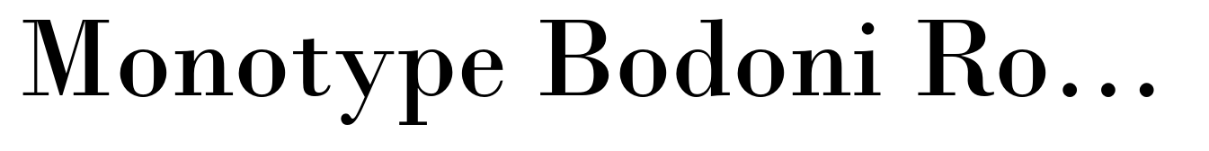 Monotype Bodoni Roman